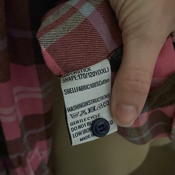 Plaid long sleeve top - Picture 7 of 7